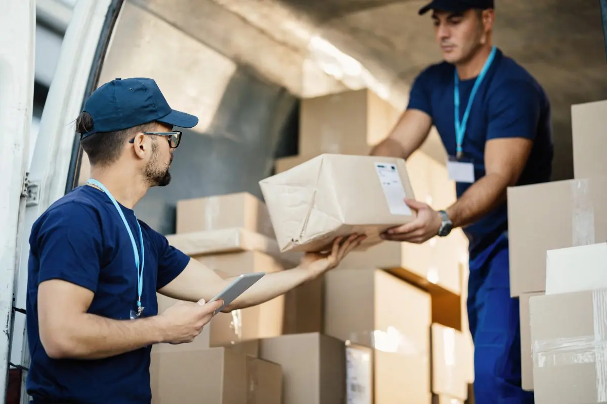 JBL Logistics team handling packages