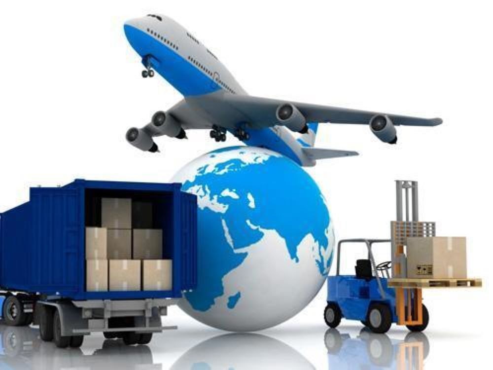 Global freight illustration